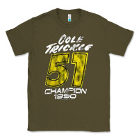 Army Green cole trickle Classic Tee - linhVisuals