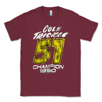 Burgundy cole trickle Classic Tee - linhVisuals