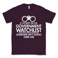 Plum if i'm not on the government watchlist Classic Tee - linhVisuals