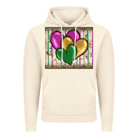 Vintage Artic mardi gras heart Vintage Hoodie - BarkalooDesign