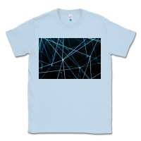 Dusty Blue network background Classic Tee - linhVisuals