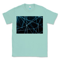 Seafoam network background Classic Tee - linhVisuals