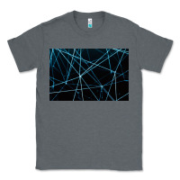 Charcoal Heather network background Classic Tee - linhVisuals