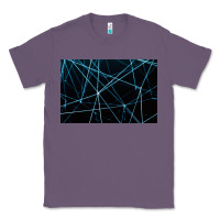 Lavender network background Classic Tee - linhVisuals