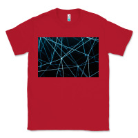 Red network background Classic Tee - linhVisuals