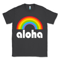 Smoke Aloha Rainbow Hawaii 808 Island Hawaiian Classic Tee - linhVisuals