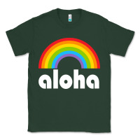 Aloha Rainbow Hawaii 808 Island Hawaiian Classic Tee | Teevron