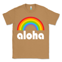 Toasted Coconut Aloha Rainbow Hawaii 808 Island Hawaiian Classic Tee - linhVisuals