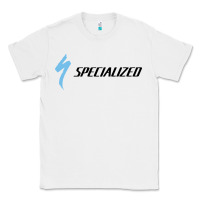 White Specialized Bikes Bicycle Classic Tee - linhVisuals