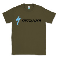 Army Green Specialized Bikes Bicycle Classic Tee - linhVisuals