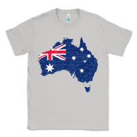 Moon Dust Australia Map Flag Drawing Line Art Classic Tee - linhVisuals