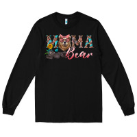 Black mama bear with mama and baby Long Sleeve Tee - Artiststas