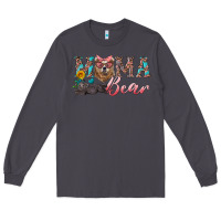 Smoke mama bear with mama and baby Long Sleeve Tee - Artiststas