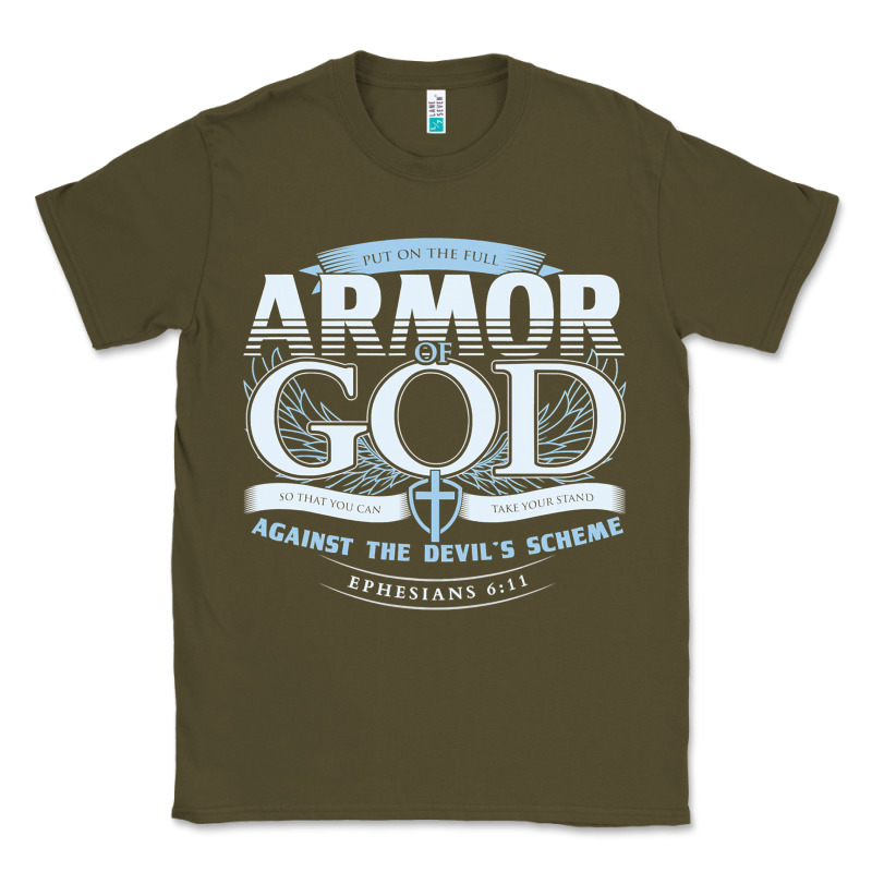 Armor Of God Bible Verse Scripture Classic Tee by linhVisuals | Teevron