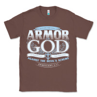 Chestnut armor of god bible verse scripture Classic Tee - linhVisuals