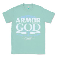 Seafoam armor of god bible verse scripture Classic Tee - linhVisuals