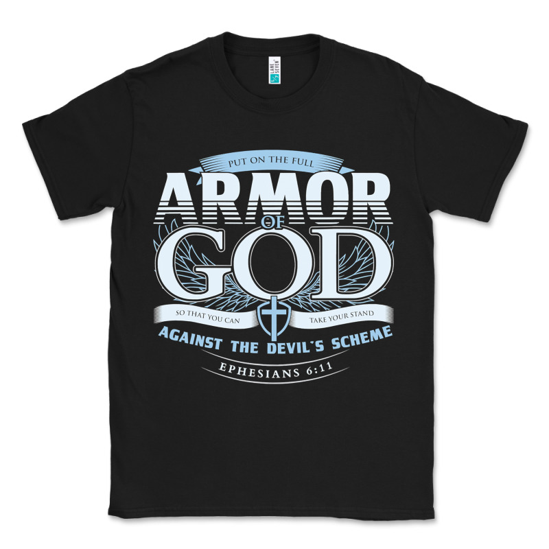 Armor Of God Bible Verse Scripture Classic Tee by linhVisuals | Teevron