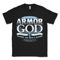 Black armor of god bible verse scripture Classic Tee - linhVisuals