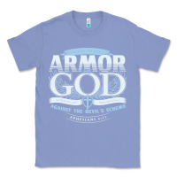 Colony Blue armor of god bible verse scripture Classic Tee - linhVisuals