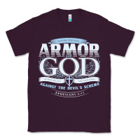 Plum armor of god bible verse scripture Classic Tee - linhVisuals