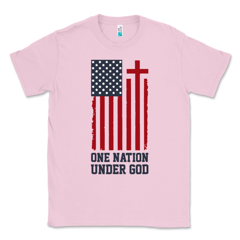 American Flag One Nation Under God Classic Tee by linhVisuals | Teevron