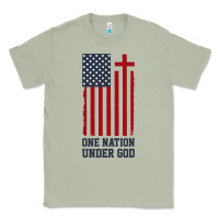 Matcha american flag one nation under god Classic Tee - linhVisuals
