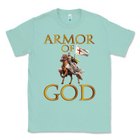 Seafoam armor of god ephesians bible verse Classic Tee - linhVisuals