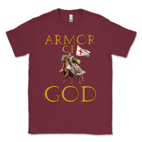 Burgundy armor of god ephesians bible verse Classic Tee - linhVisuals