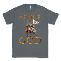 Charcoal Heather armor of god ephesians bible verse Classic Tee - linhVisuals