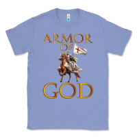 Colony Blue armor of god ephesians bible verse Classic Tee - linhVisuals