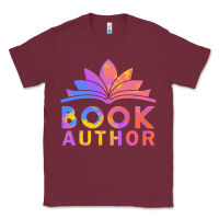 Burgundy book author funny author book writing Classic Tee - linhVisuals