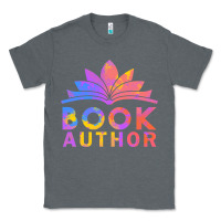 Charcoal Heather book author funny author book writing Classic Tee - linhVisuals