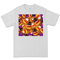 Dove Grey Candy Pattern Premium Tee - CowhideDigitalArt