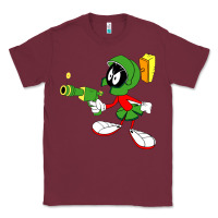 Burgundy marvin the martian Classic Tee - linhVisuals