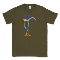 Army Green road runner Classic Tee - linhVisuals