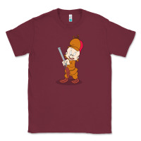 Burgundy elmer fudd Classic Tee - linhVisuals