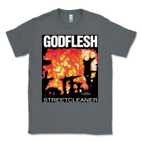 Charcoal Heather GODFLESH Streetcleaner Classic Tee - linhVisuals