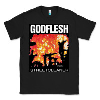 Black GODFLESH Streetcleaner Classic Tee - linhVisuals