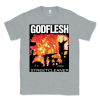 Heather Grey GODFLESH Streetcleaner Classic Tee - linhVisuals