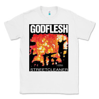 White GODFLESH Streetcleaner Classic Tee - linhVisuals