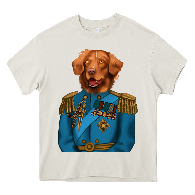 Golden Retriever Dog Portrait,custom Pet Portraits,renaissance Dog Heavy Core Tee by RanaPortraitStore | Teevron