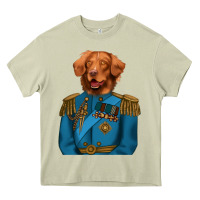Mossy Golden Retriever Dog Portrait,Custom Pet Portraits,Renaissance Dog Heavy Core Tee - RanaPortraitStore