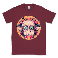 Burgundy mac Classic Tee - linhVisuals