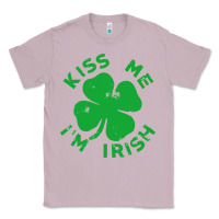 Lilac kiss me im irish funny saint patrick day womens Classic Tee - linhVisuals