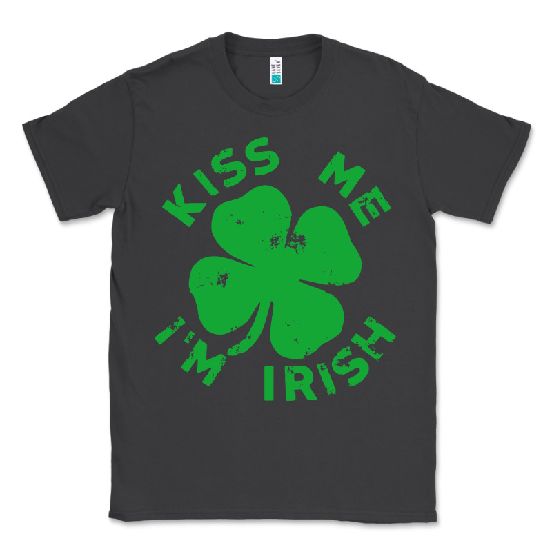 Kiss Me Im Irish Funny Saint Patrick Day Womens Classic Tee by linhVisuals | Teevron