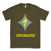 Army Green Specialized Bikes Bicycle Classic Tee - linhVisuals