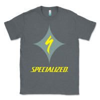 Charcoal Heather Specialized Bikes Bicycle Classic Tee - linhVisuals