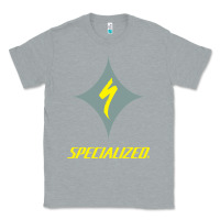 Heather Grey Specialized Bikes Bicycle Classic Tee - linhVisuals