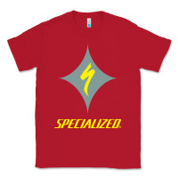 Red Specialized Bikes Bicycle Classic Tee - linhVisuals