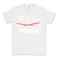 White is for vodka valentine's day Classic Tee - linhVisuals